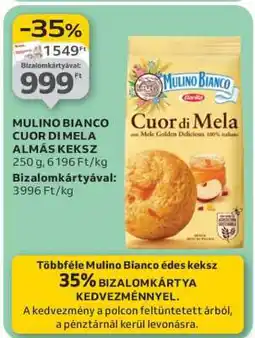 Auchan MULINO BIANCO CUOR DI MELA ALMÁS KEKSZ ajánlat