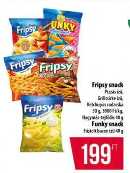 Coop Fripsy snack ajánlat