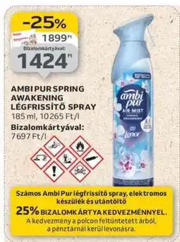 Auchan AMBI PUR SPRING AWAKENING LÉGFRISSÍTŐ SPRAY ajánlat