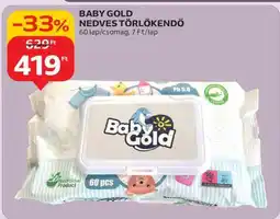 Auchan BABY GOLD NEDVES TÖRLŐKENDŐ ajánlat
