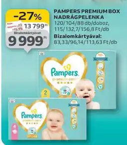 Auchan PAMPERS PREMIUM BOX NADRÁGPELENKA ajánlat