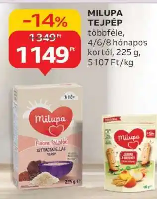 Auchan MILUPA Tejpép ajánlat