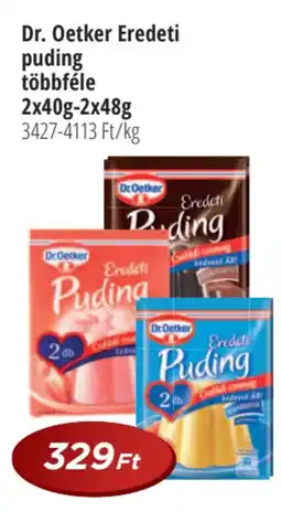 Real Dr. Oetker Eredeti puding többféle ajánlat