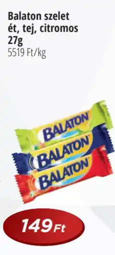 Real Balaton szelet ét, tej, citromos ajánlat