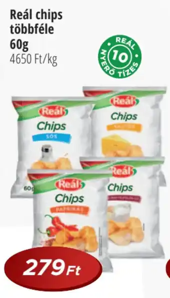 Real Reál chips többféle ajánlat