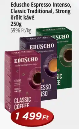 Real Eduscho Espresso Intenso, Classic Traditional, Strong őrölt kávé ajánlat