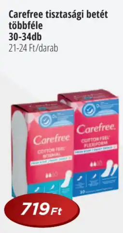 Real Carefree tisztasági betét ajánlat