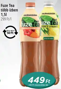 Real Fuze Tea több ízben ajánlat