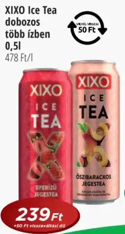 Real XIXO Ice Tea dobozos ajánlat