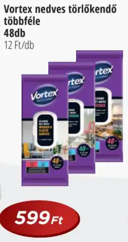 Real Vortex nedves törlőkendő ajánlat