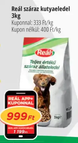 Real Reál száraz kutyaeledel ajánlat