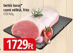 Real Sertés karaj csont nélkül, friss ajánlat