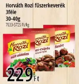 Real Horváth Rozi fűszerkeverék 3féle ajánlat