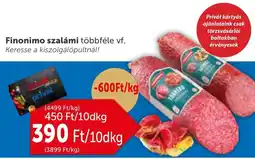 PRIVÁT Finonimo szalámi ajánlat