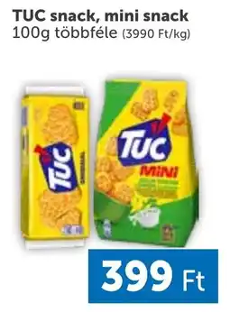 PRIVÁT TUC snack, mini snack ajánlat