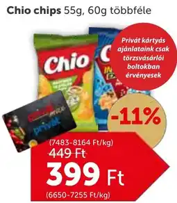 PRIVÁT Chio chips ajánlat