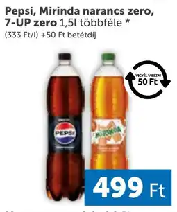 PRIVÁT Pepsi, Mirinda narancs zero, 7-UP zero ajánlat
