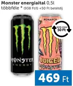 PRIVÁT Monster energiaital ajánlat
