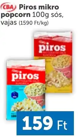 PRIVÁT Piros mikro popcorn ajánlat