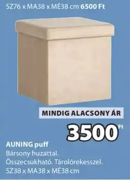JYSK AUNING puff ajánlat