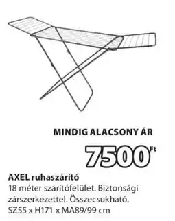 JYSK AXEL ruhaszárító ajánlat