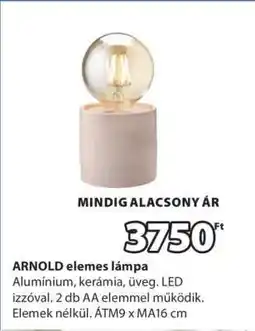 JYSK ARNOLD elemes lámpa ajánlat