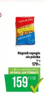 Coop Nógrádi Ropogós Sós Pálcika ajánlat