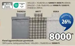 JYSK FLANEL ÁGYNEMŰHUZAT-GARNITÚRÁK ajánlat