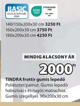 JYSK TINDRA FROTTÍR GUMIS LEPEDŐ ajánlat