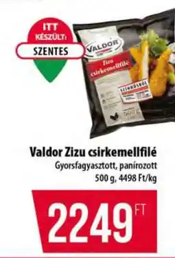 Coop VALDOR Zizu csirkemellfilé ajánlat
