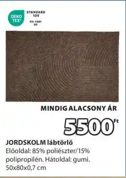 JYSK JORDSKOLM lábtörlő ajánlat