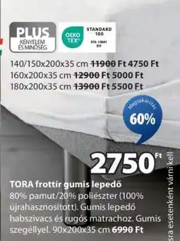 JYSK TORA frottír gumis lepedő ajánlat