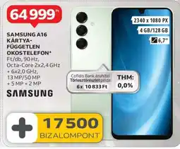 Auchan Samsung A16 Kártyafüggetlen Okostelefon ajánlat