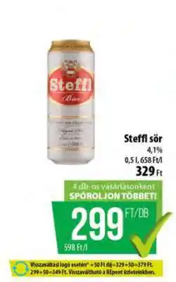 Coop Steffl sör ajánlat