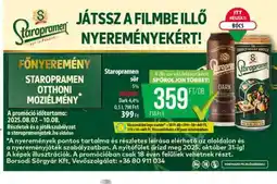Coop Staropramen sör ajánlat