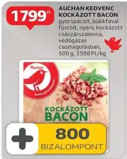 Auchan AUCHAN KEDVENC KOCKÁZOTT BACON ajánlat