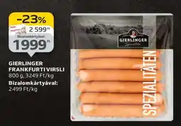 Auchan Gierlinger Frankfurti Virsli ajánlat