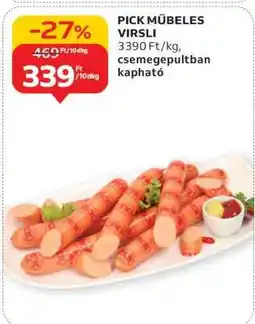Auchan Pick műbeles virsli ajánlat