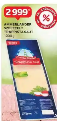 Auchan Ammerlander szeletelt Trappista sajt ajánlat