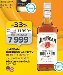 Auchan JIM BEAM Bourbon whiskey ajánlat