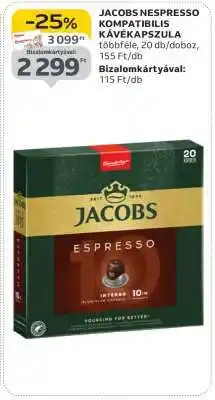 Auchan Jacobs Nespresso Kompatibilis Kávékapszula ajánlat