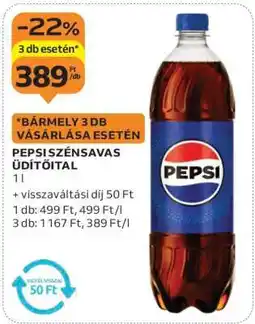 Auchan Pepsi szénsavas üdítőital ajánlat