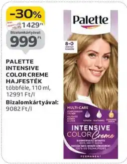 Auchan Palette Intensive Color Creme hajfesték ajánlat