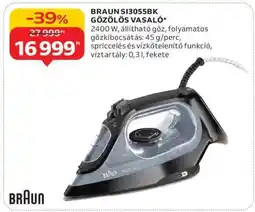 Auchan BRAUN SI3055BK GŐZÖLŐS VASALÓ ajánlat