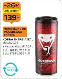 Auchan KOBRA Energiaital ajánlat