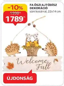 Auchan FA ŐSZI AJTÓDÍSZ DEKORÁCIÓ ajánlat