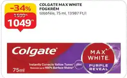 Auchan Colgate Max White Fogkrém ajánlat