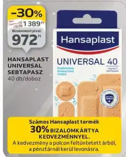 Auchan HANSAPLAST UNIVERSAL SEBTAPASZ ajánlat