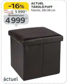 Auchan ACTUEL TÁROLÓ PUFF ajánlat