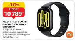 Auchan XIAOMI REDMI WATCH 5 ACTIVE MID BLACK OKOSÓRA ajánlat